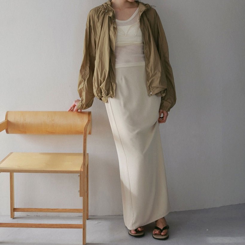 【anuke 2027 SS】Sheer Track Blouson - 3月下旬頃発送 - Champdelarose