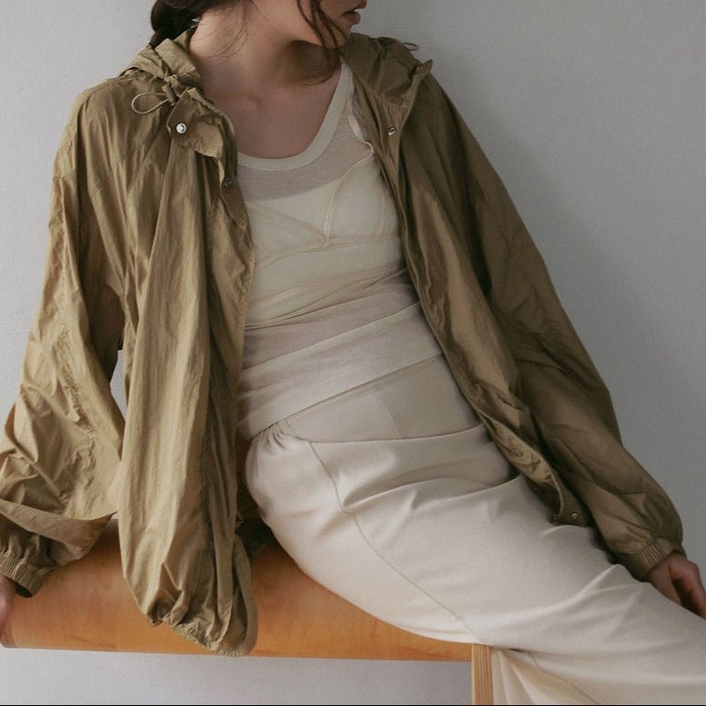 【anuke 2027 SS】Sheer Track Blouson - 3月下旬頃発送 - Champdelarose