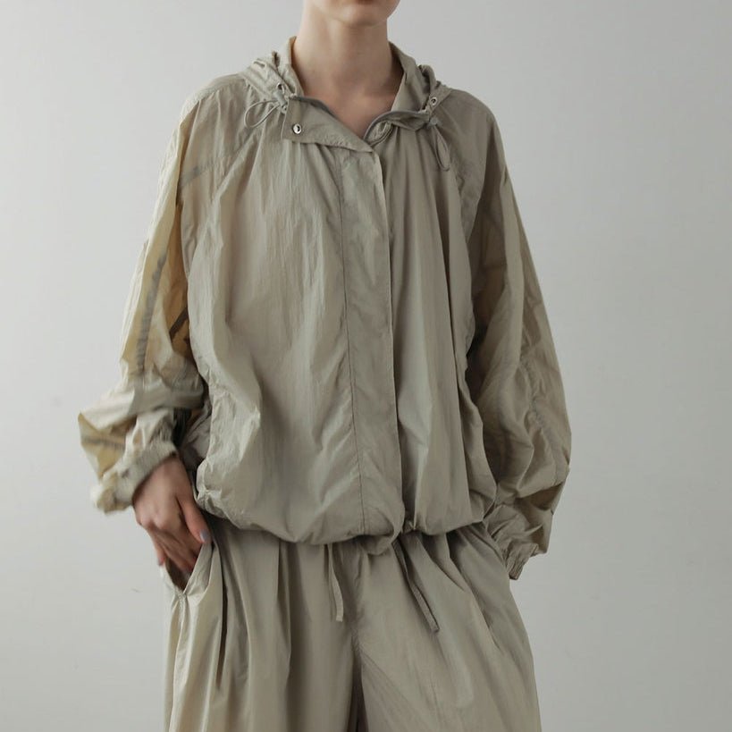 【anuke 2027 SS】Sheer Track Blouson - 3月下旬頃発送 - Champdelarose