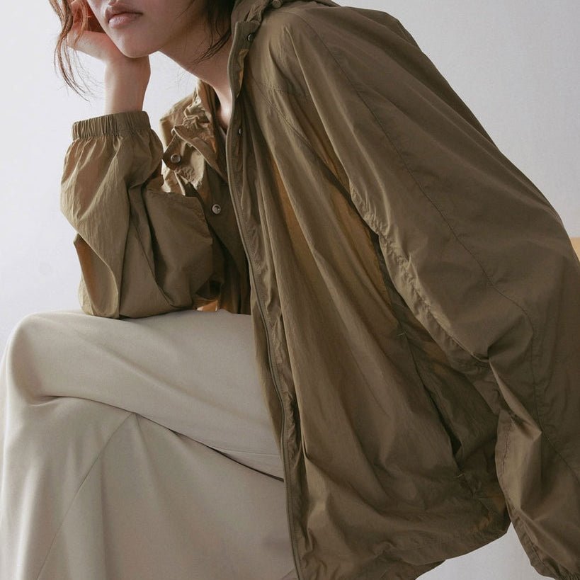 【anuke 2027 SS】Sheer Track Blouson - 3月下旬頃発送 - Champdelarose