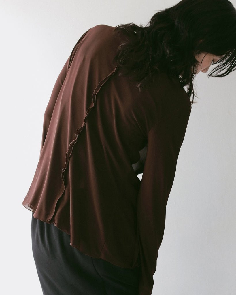 【anuke 2027 SS】Sheer Tulle Cardigan - 4月下旬頃発送 - Champdelarose