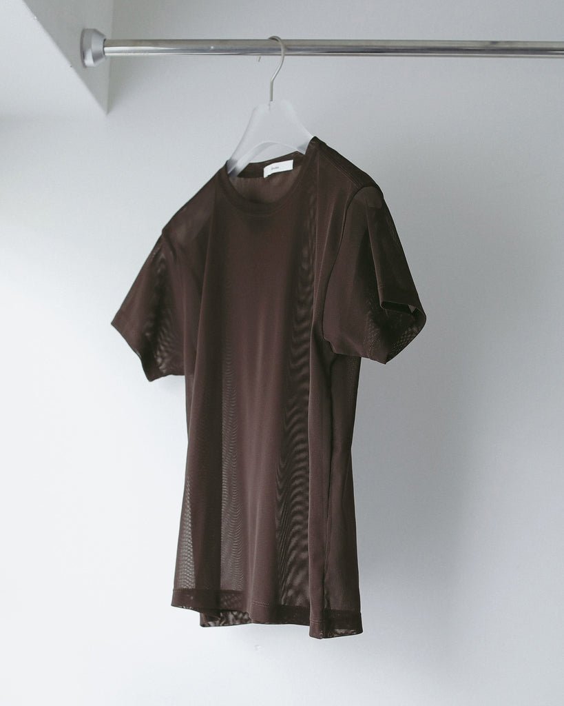 【anuke 2027 SS】Sheer Tulle T-shirts - 4月下旬頃発送 - Champdelarose