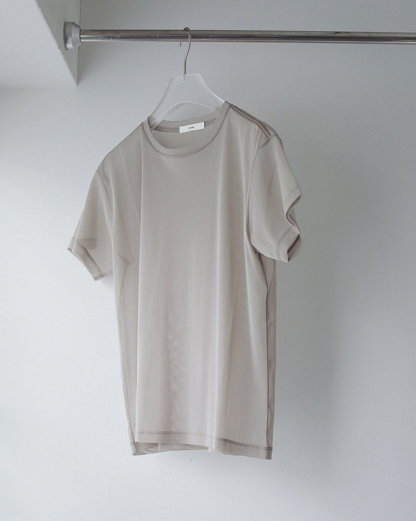 【anuke 2027 SS】Sheer Tulle T-shirts - 4月下旬頃発送 - Champdelarose