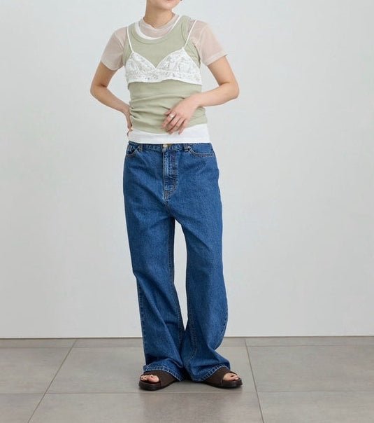 【anuke 2027 SS】Sheer Tulle T-shirts - 4月下旬頃発送 - Champdelarose