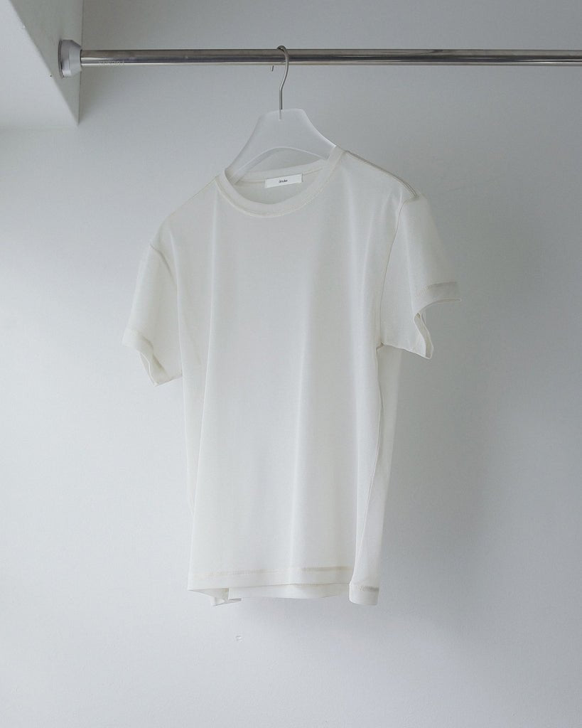 【anuke 2027 SS】Sheer Tulle T-shirts - 4月下旬頃発送 - Champdelarose