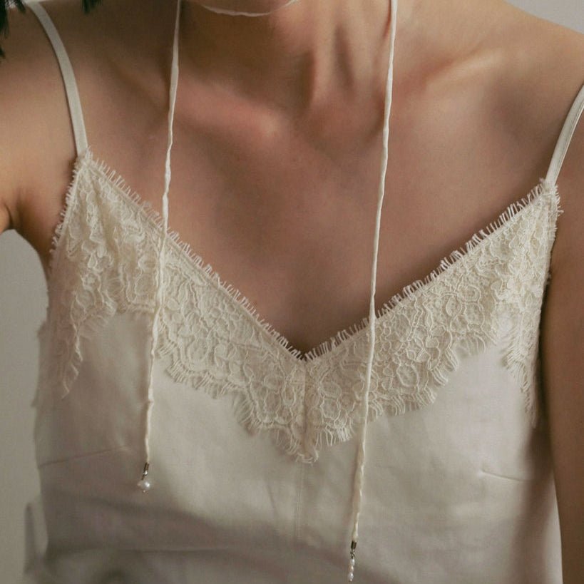【anuke 2027 SS】Silk Cord Choker - 2月下旬頃発送 - Champdelarose