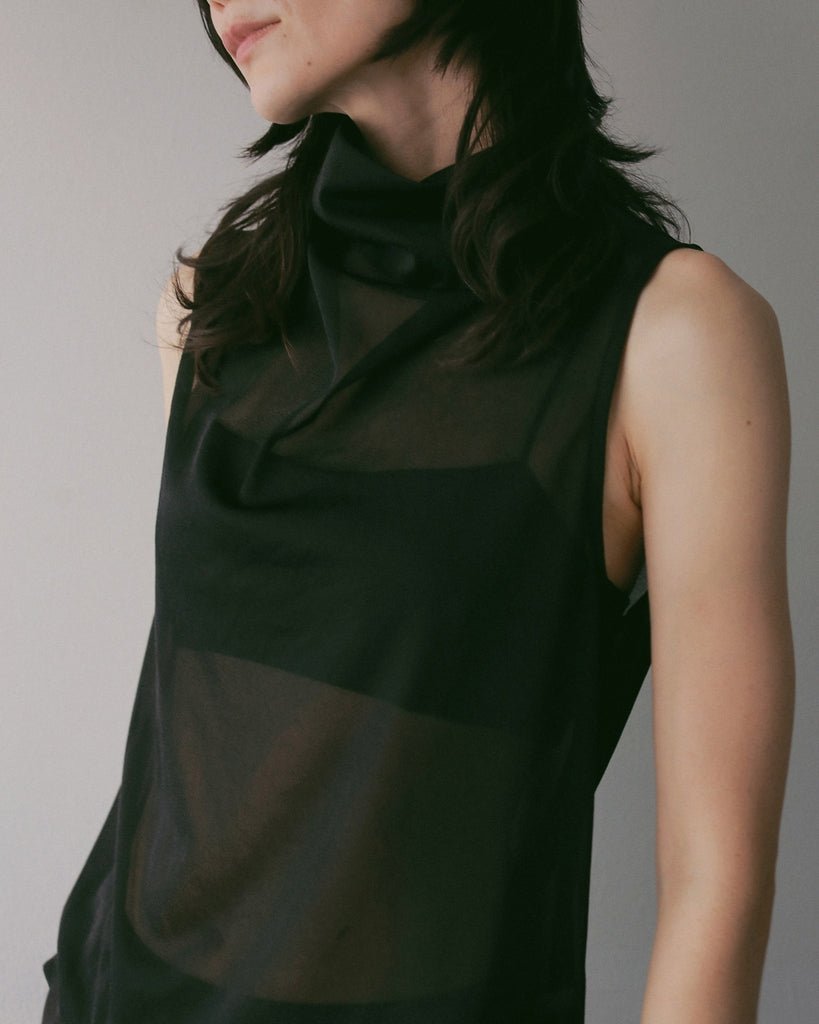 【anuke 2027 SS】Sleeveless Chiffon Tops - 4月下旬頃発送 - Champdelarose