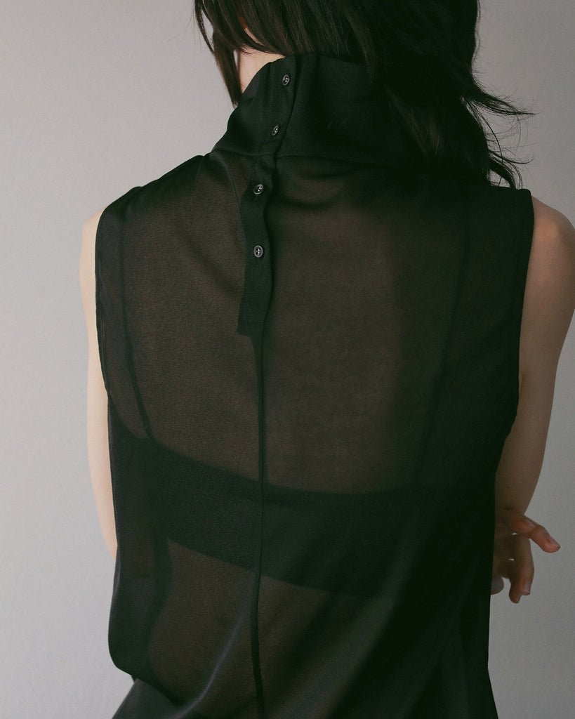 【anuke 2027 SS】Sleeveless Chiffon Tops - 4月下旬頃発送 - Champdelarose