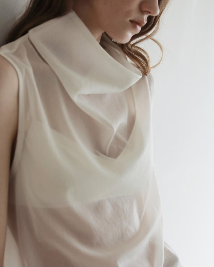【anuke 2027 SS】Sleeveless Chiffon Tops - 4月下旬頃発送 - Champdelarose