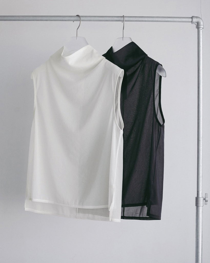 【anuke 2027 SS】Sleeveless Chiffon Tops - 4月下旬頃発送 - Champdelarose