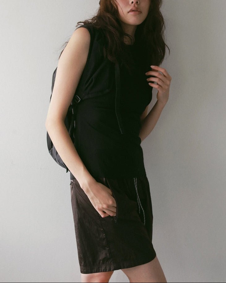 【anuke 2027 SS】Sleeveless Georgette Tanktop - 4月下旬頃発送 - Champdelarose