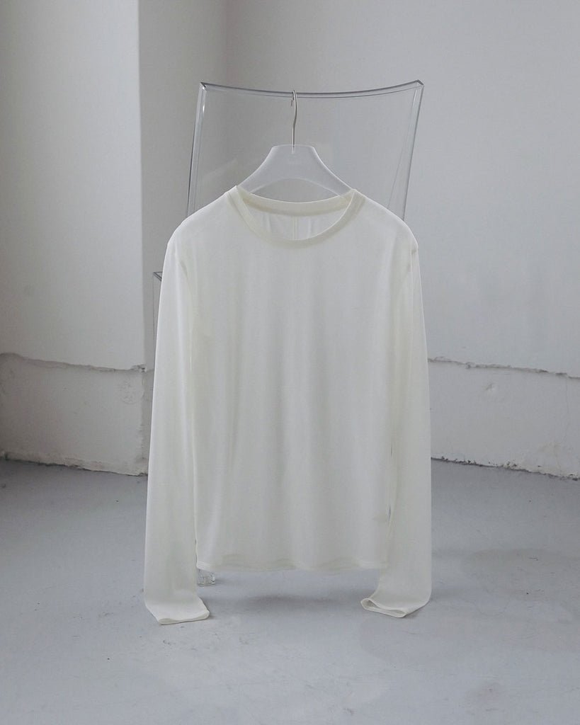 【anuke 2027 SS】Slit Chiffon Tops - 2月下旬頃発送 - Champdelarose