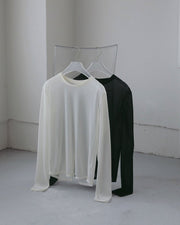 【anuke 2027 SS】Slit Chiffon Tops - 2月下旬頃発送 - Champdelarose