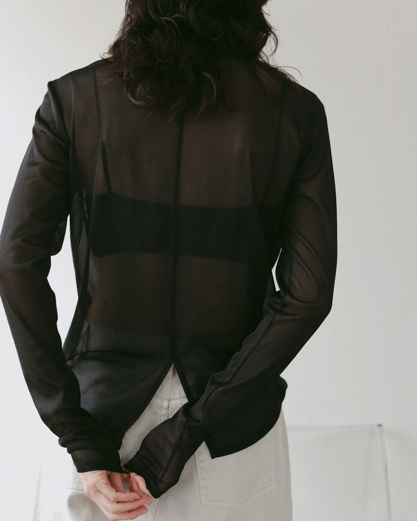 【anuke 2027 SS】Slit Chiffon Tops - 2月下旬頃発送 - Champdelarose