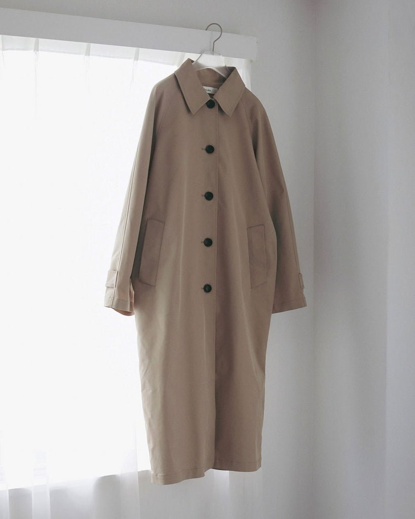 【anuke 2027 SS】Soutiencollar Twill Coat - 2月下旬頃発送 - Champdelarose