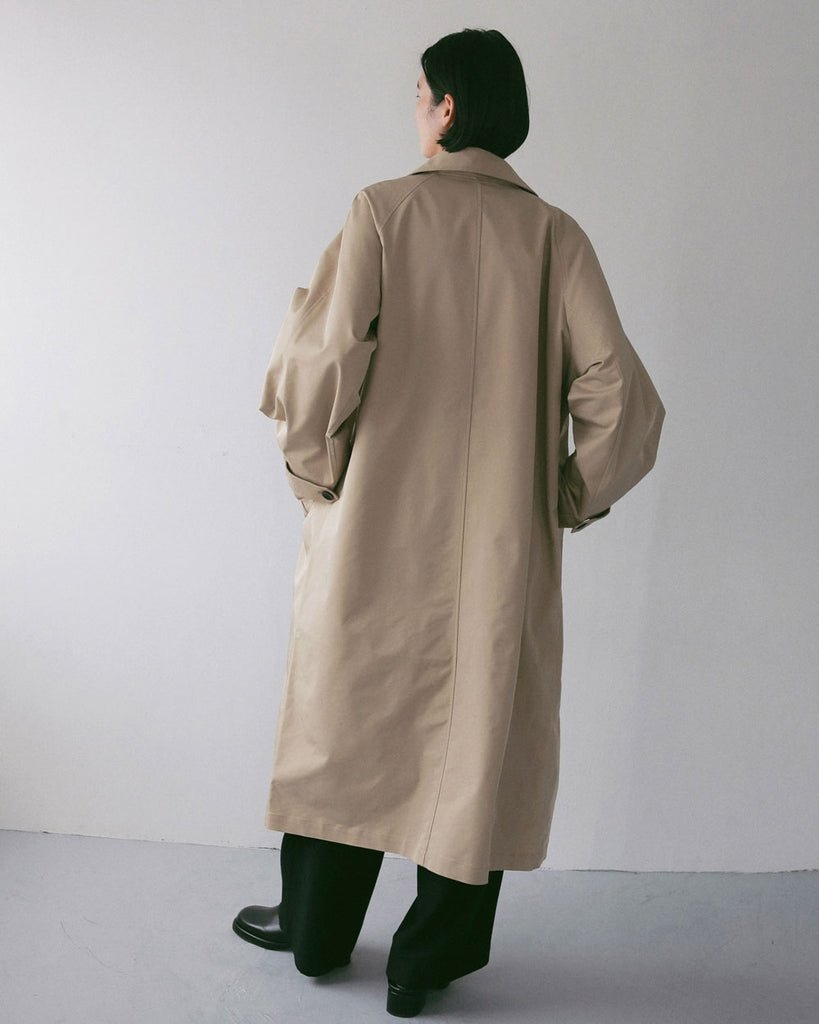 【anuke 2027 SS】Soutiencollar Twill Coat - 2月下旬頃発送 - Champdelarose