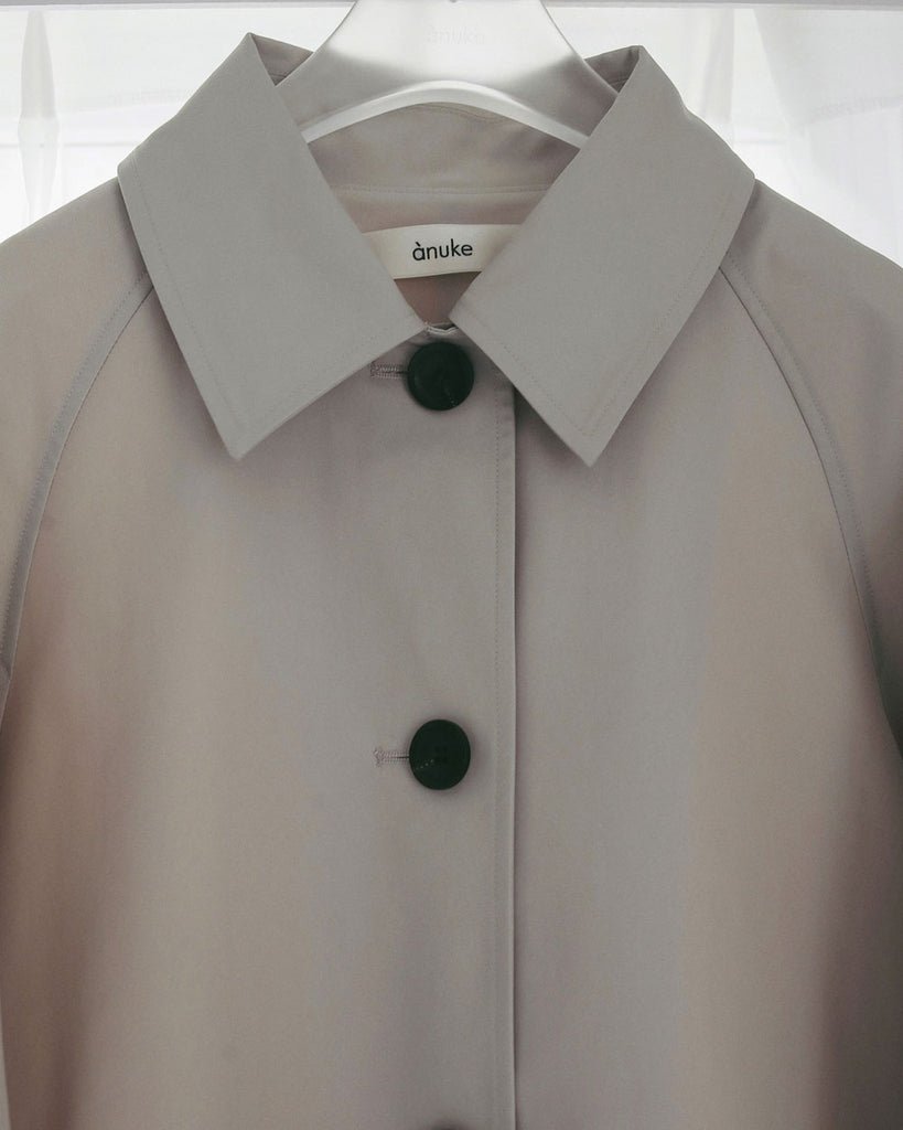 【anuke 2027 SS】Soutiencollar Twill Coat - 2月下旬頃発送 - Champdelarose