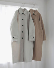 【anuke 2027 SS】Soutiencollar Twill Coat - 2月下旬頃発送 - Champdelarose