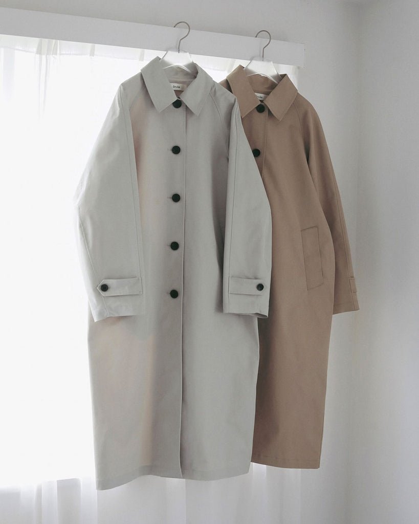 【anuke 2027 SS】Soutiencollar Twill Coat - 2月下旬頃発送 - Champdelarose