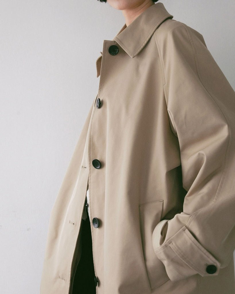 【anuke 2027 SS】Soutiencollar Twill Coat - 2月下旬頃発送 - Champdelarose