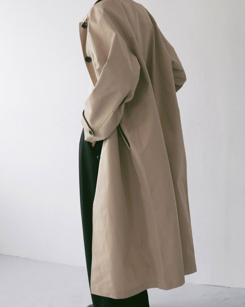 【anuke 2027 SS】Soutiencollar Twill Coat - 2月下旬頃発送 - Champdelarose
