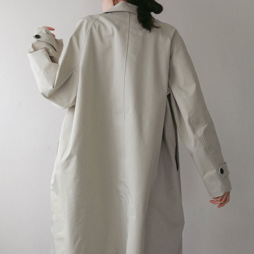 【anuke 2027 SS】Soutiencollar Twill Coat - 2月下旬頃発送 - Champdelarose