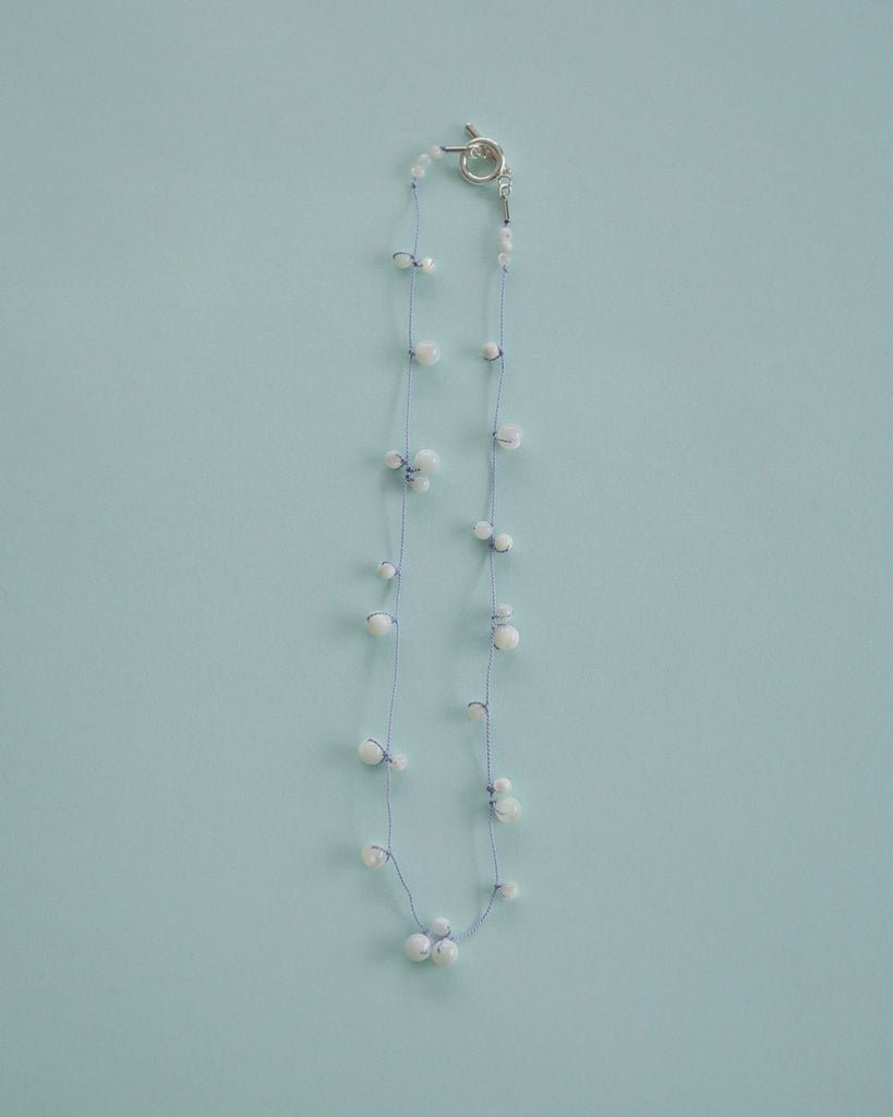 【anuke 2027 SS】Stone Silkcord Necklace - 3月下旬頃発送 - Champdelarose