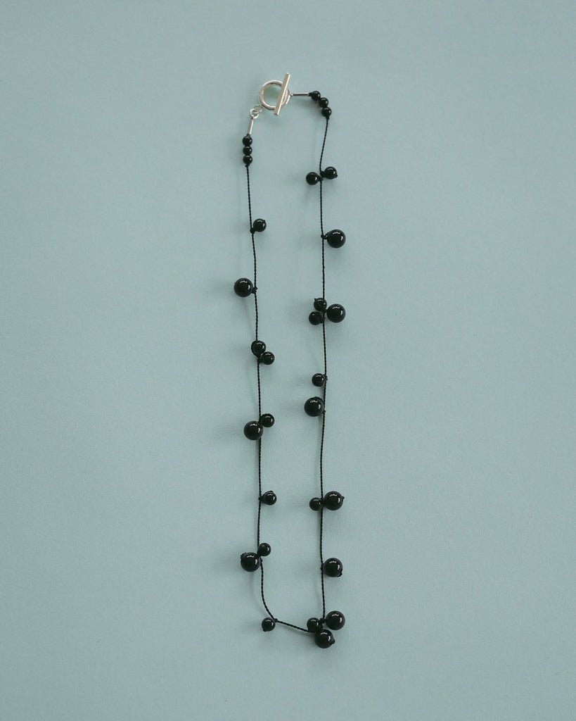 【anuke 2027 SS】Stone Silkcord Necklace - 3月下旬頃発送 - Champdelarose