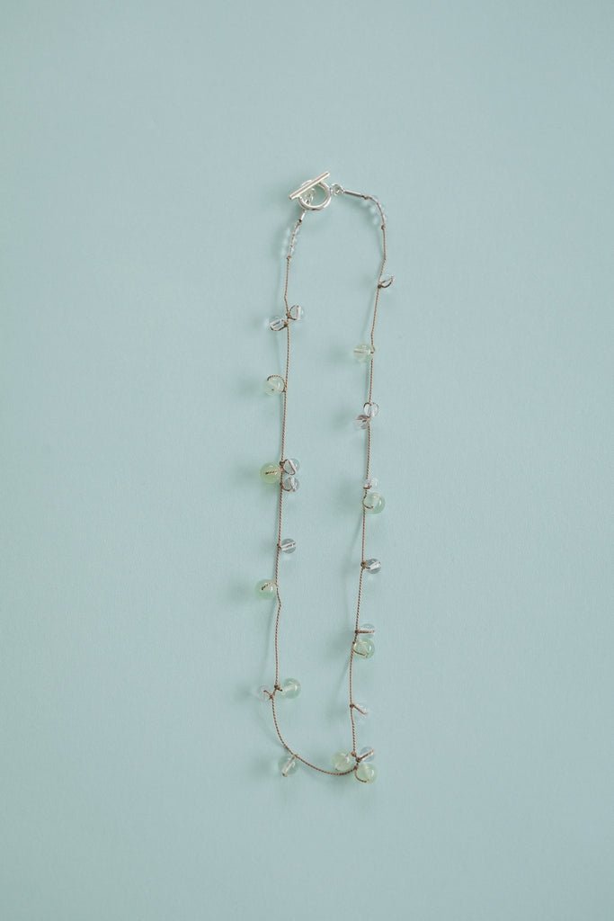 【anuke 2027 SS】Stone Silkcord Necklace - 3月下旬頃発送 - Champdelarose