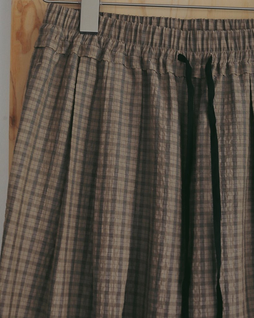 【anuke 2027 SS】Suckercheck Loose Pants - 5月下旬頃発送 - Champdelarose