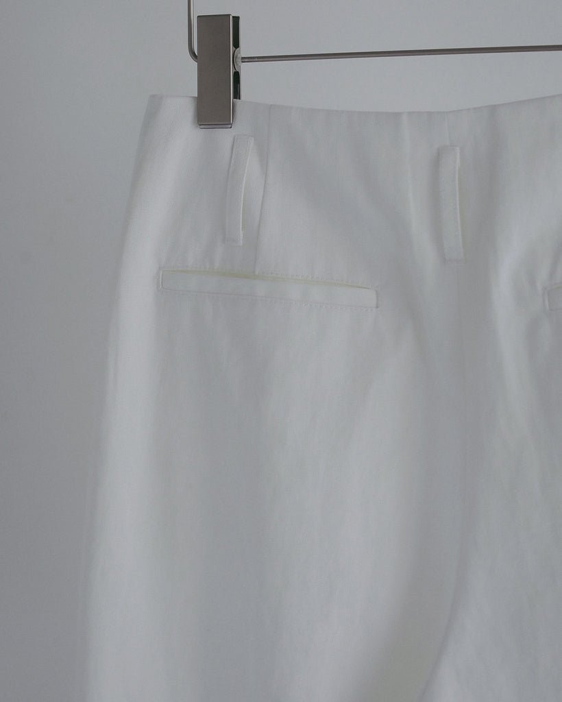【anuke 2027 SS】Tuck Bermuda Pants - 4月下旬頃発送 - Champdelarose