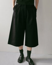 【anuke 2027 SS】Tuck Bermuda Pants - 4月下旬頃発送 - Champdelarose