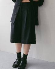 【anuke 2027 SS】Tuck Half Pants - 3月下旬頃発送 - Champdelarose