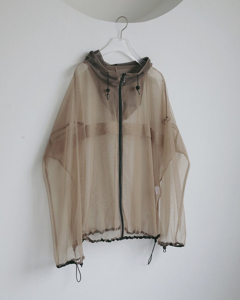 【anuke 2027 SS】Tulle Zip Blouson - 4月下旬頃発送 - Champdelarose