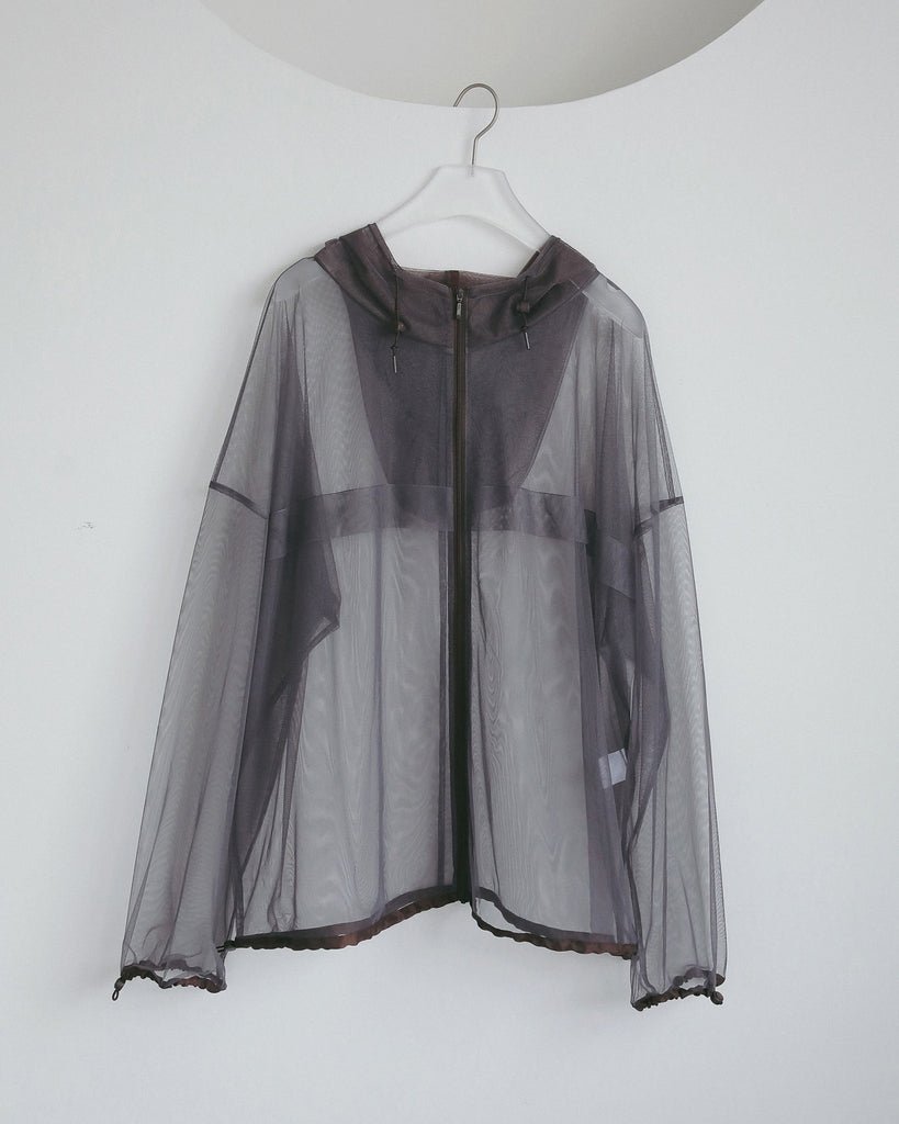 【anuke 2027 SS】Tulle Zip Blouson - 4月下旬頃発送 - Champdelarose