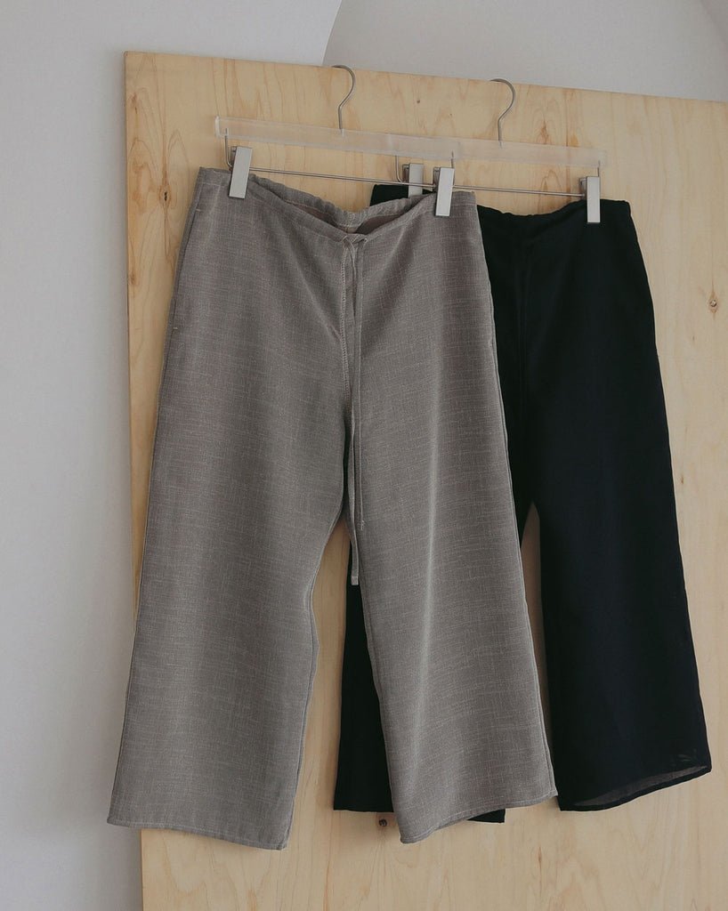 【anuke 2027 SS】Tweed Mesh Capripants - 3月下旬頃発送 - Champdelarose