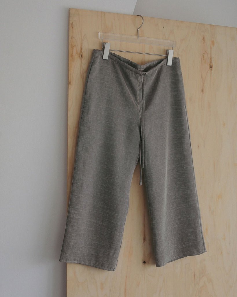 【anuke 2027 SS】Tweed Mesh Capripants - 3月下旬頃発送 - Champdelarose