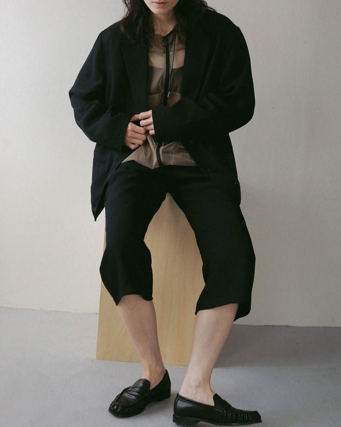【anuke 2027 SS】Tweed Mesh Capripants - 3月下旬頃発送 - Champdelarose