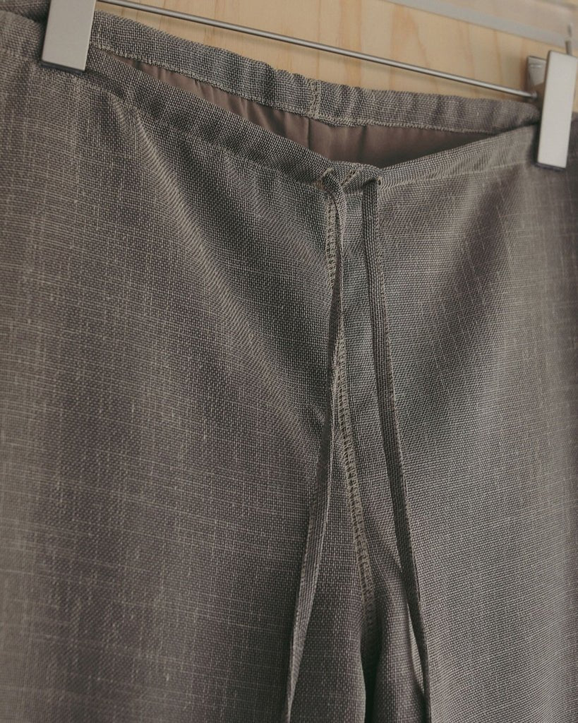【anuke 2027 SS】Tweed Mesh Capripants - 3月下旬頃発送 - Champdelarose