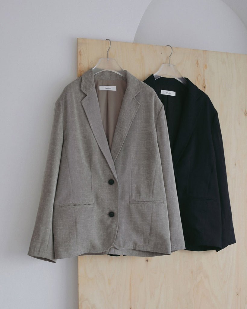 【anuke 2027 SS】Tweed Mesh Jacket - 3月下旬頃発送 - Champdelarose