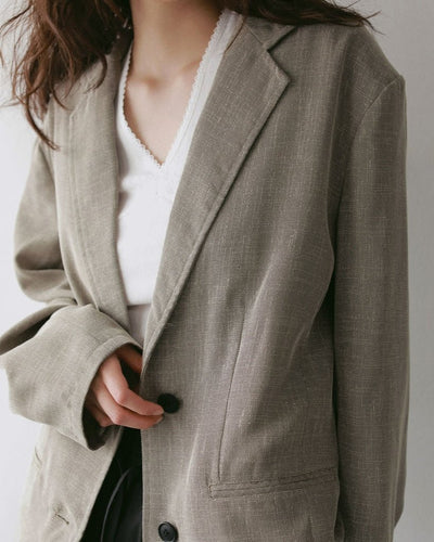 【anuke 2027 SS】Tweed Mesh Jacket - 3月下旬頃発送 - Champdelarose