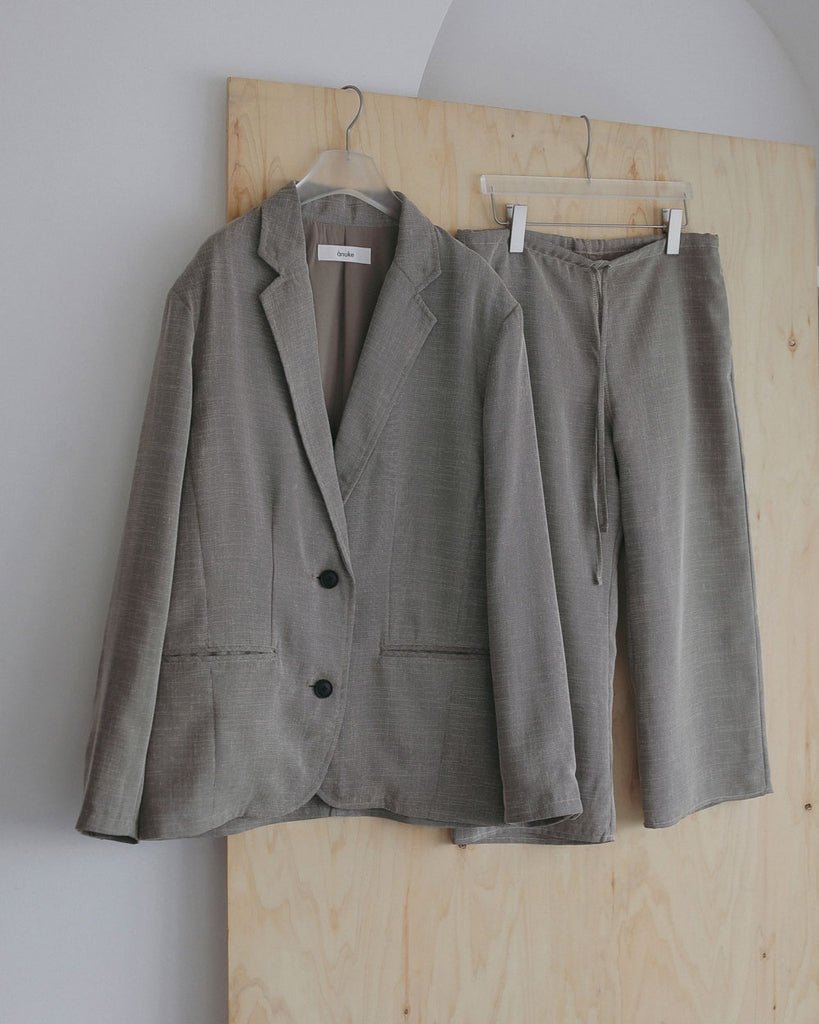 【anuke 2027 SS】Tweed Mesh Jacket - 3月下旬頃発送 - Champdelarose