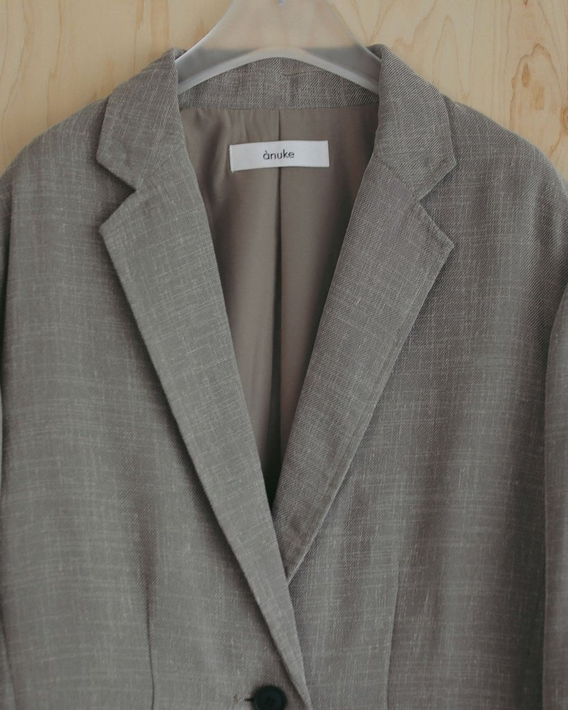 【anuke 2027 SS】Tweed Mesh Jacket - 3月下旬頃発送 - Champdelarose