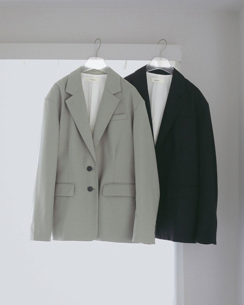 【anuke 2027 SS】Twill Over Jacket - 2月下旬頃発送 - Champdelarose