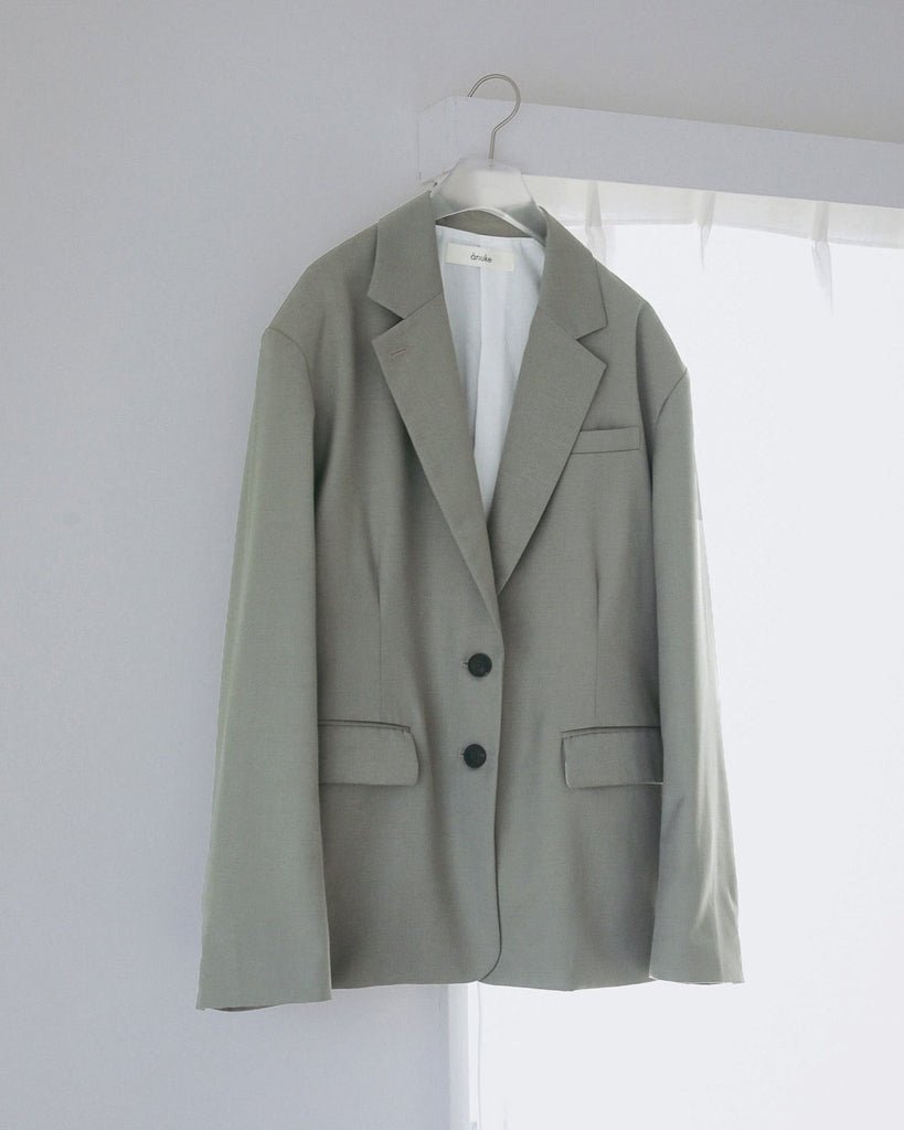 【anuke 2027 SS】Twill Over Jacket - 2月下旬頃発送 - Champdelarose