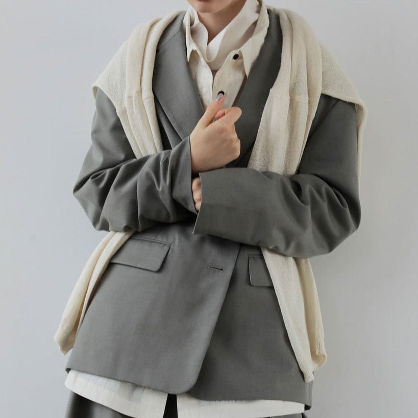 【anuke 2027 SS】Twill Over Jacket - 2月下旬頃発送 - Champdelarose