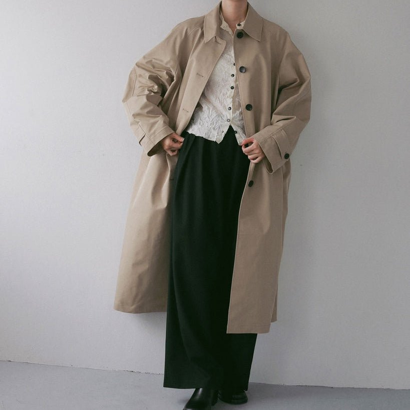 【anuke 2027 SS】Twill Tuck Widepants - 2月下旬頃発送 - Champdelarose