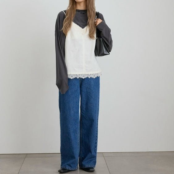 【anuke 2027 SS】Vintage Loose Denim - 4月下旬頃発送 - Champdelarose