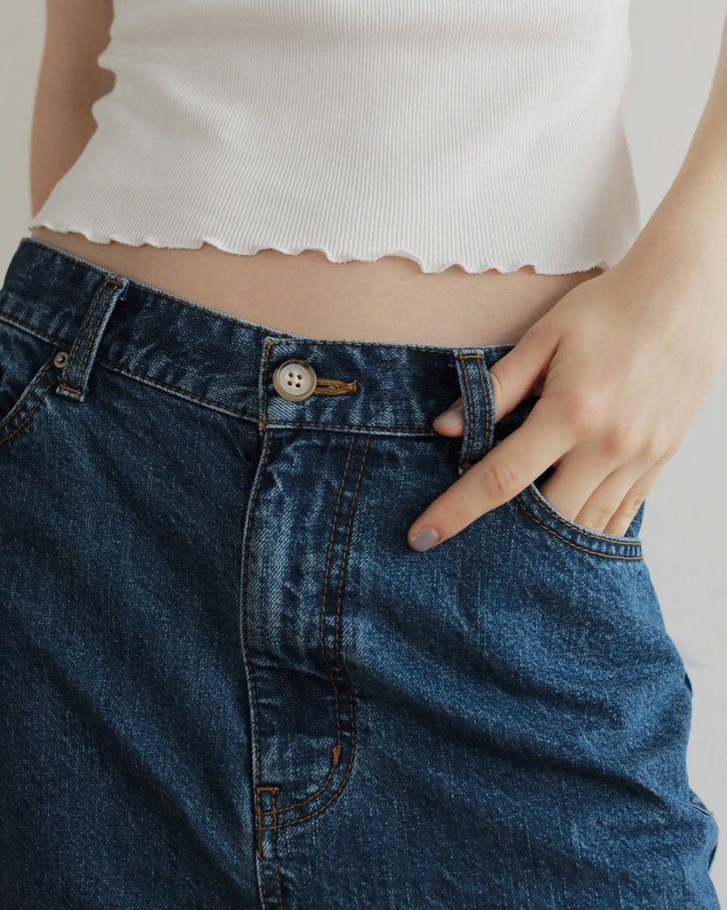 【anuke 2027 SS】Vintage Loose Denim - 4月下旬頃発送 - Champdelarose