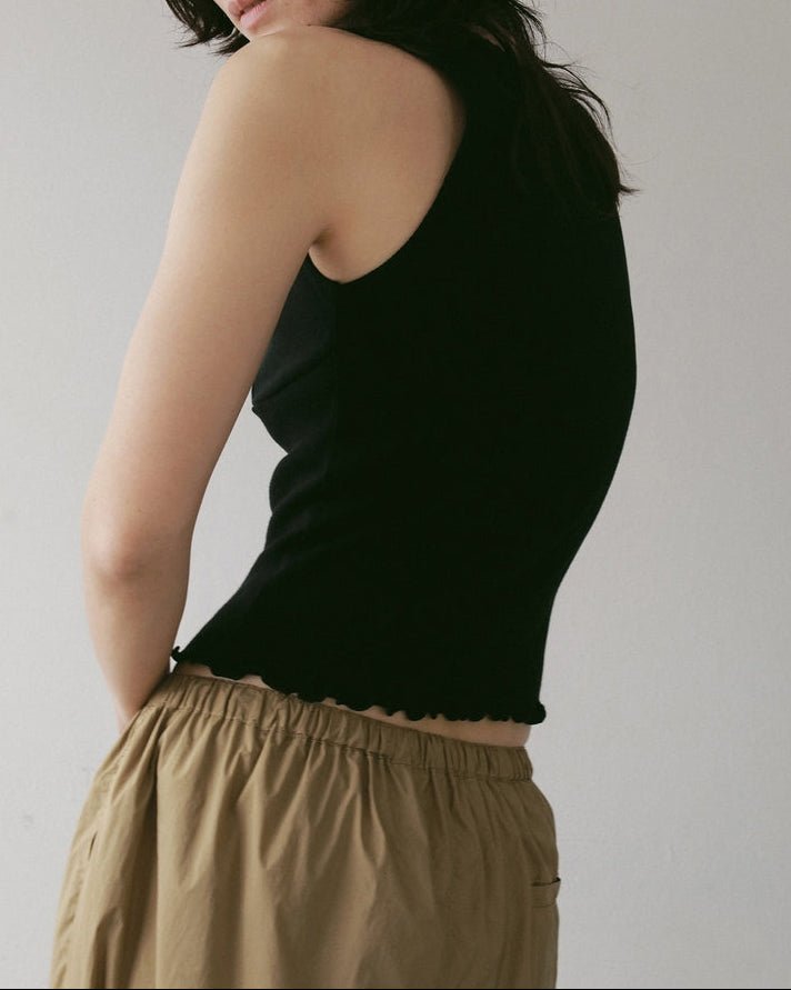 【anuke 2027 SS】Vintage Patternmesh Tanktop - 4月下旬頃発送 - Champdelarose